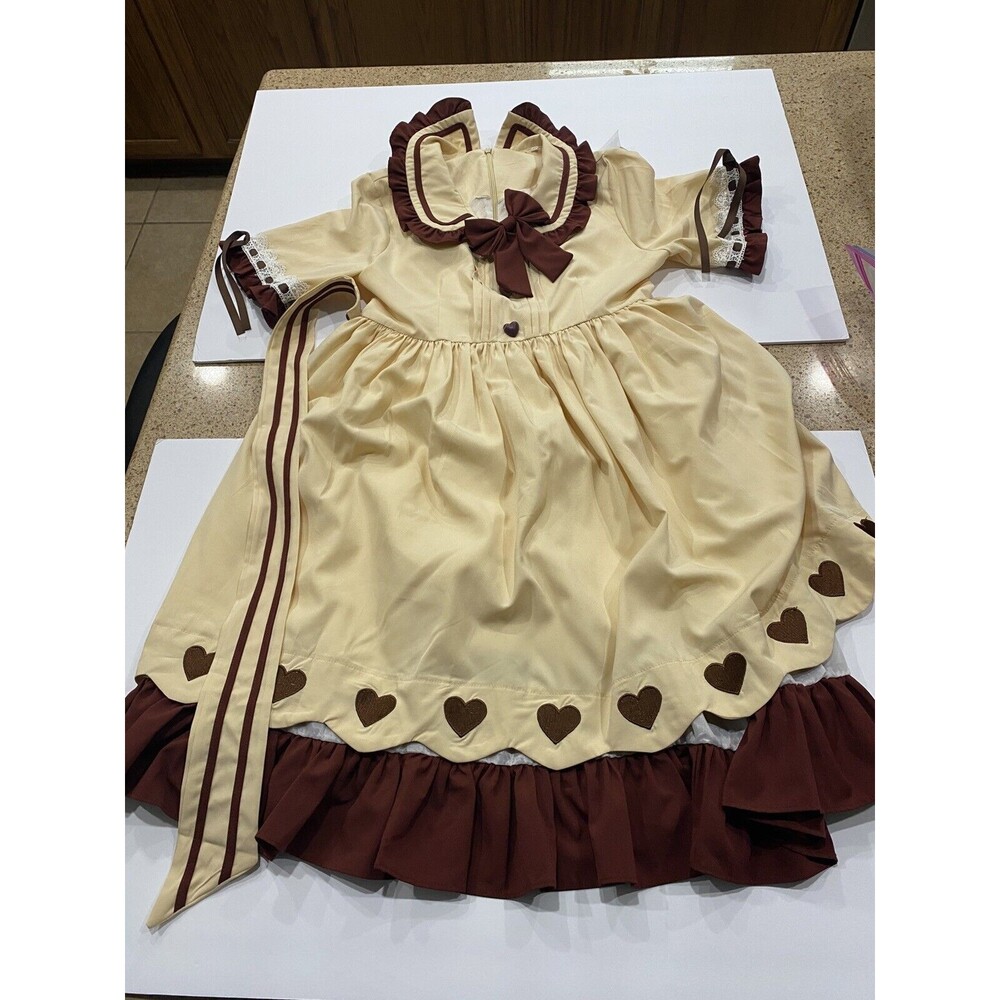 Ruffle Heart Youth Cosplay Dress Size Medium